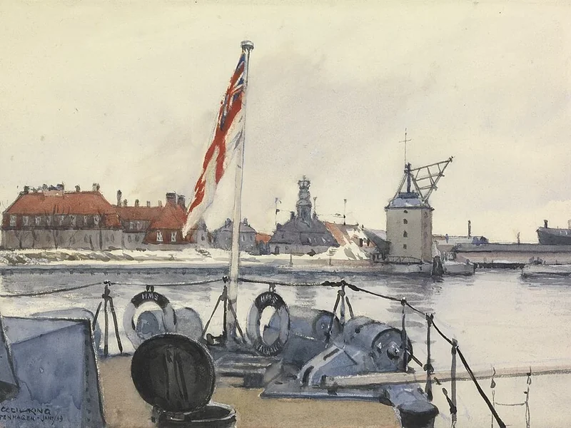 1881-Cecil King - Il vecchio cantiere navale di Copenaghen